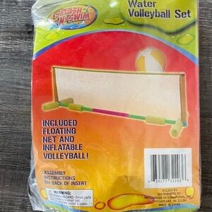 New Splash N Swim Floating Volleyball Pool Toy Set